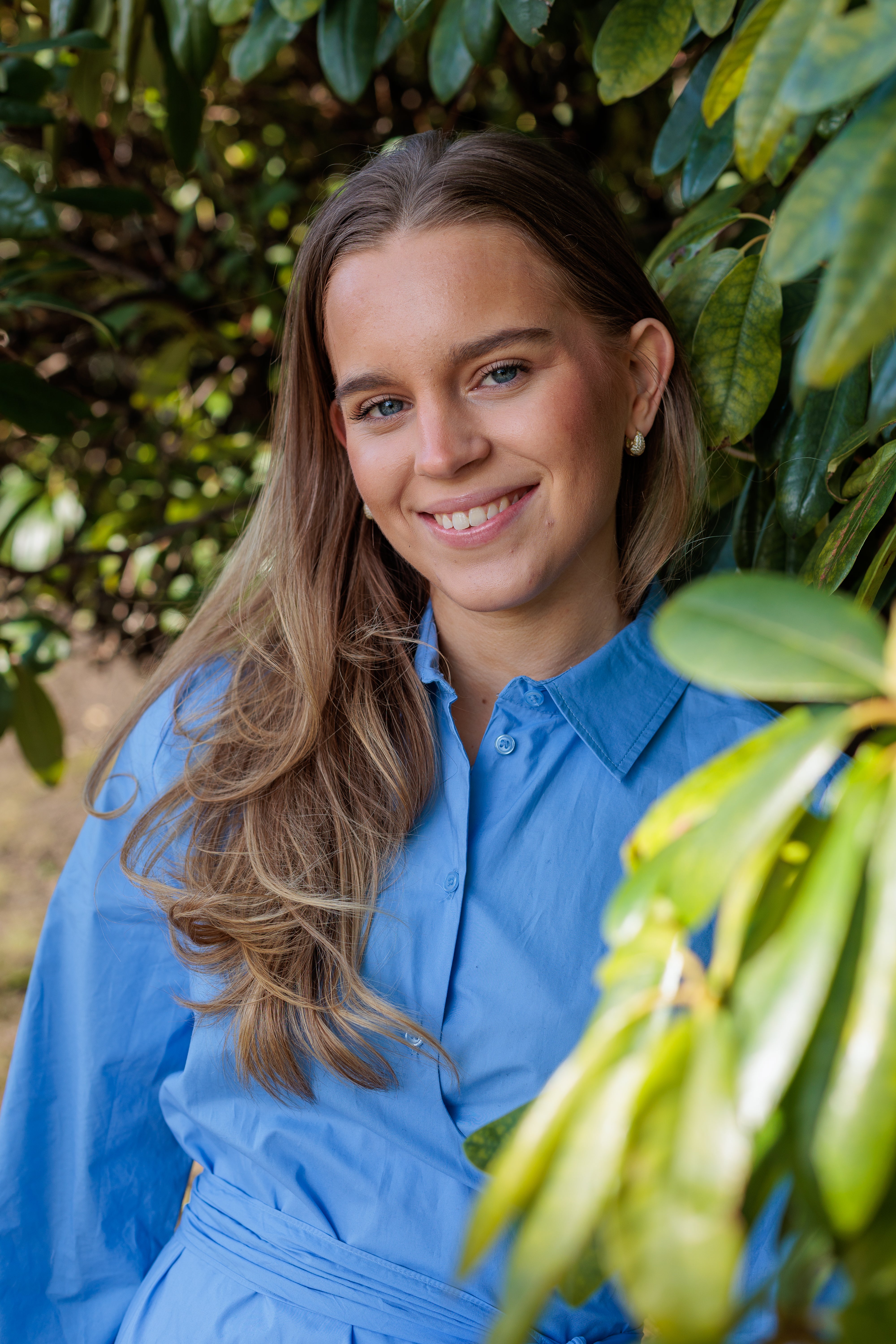 Aviana Lang Kjole - Blå/ Cornflower Blue